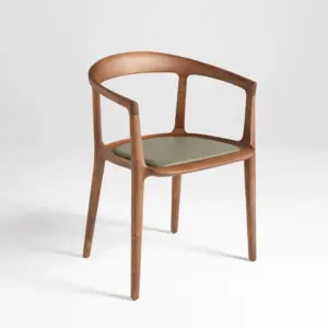 RST Designer Furniture rst-c2018 Scandinavian armchair in Walnut and Black Oak ash wood.