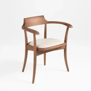 RST Designer Furniture rst-c2026 solid ash wood wishbone chair in walnut and black oak finishes.