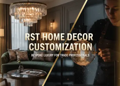 Bespoke luxury furniture and lighting for hospitality Home Decor Customization by RST.