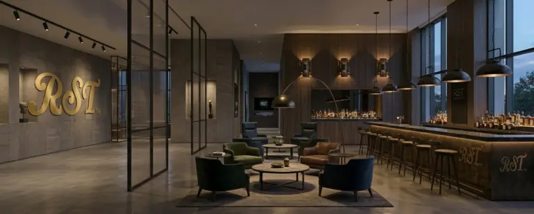 Modern Antiquity: Leveraging Dark Textures in Commercial Lighting Design for High-End Interiors