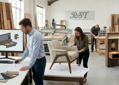 RST high-end custom furniture: a bridge from design draft to industrial mass production
