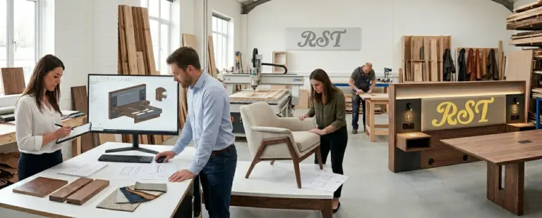 The Art of Bespoke Furniture Solutions: Balancing Artisanal Vision with Commercial Scale