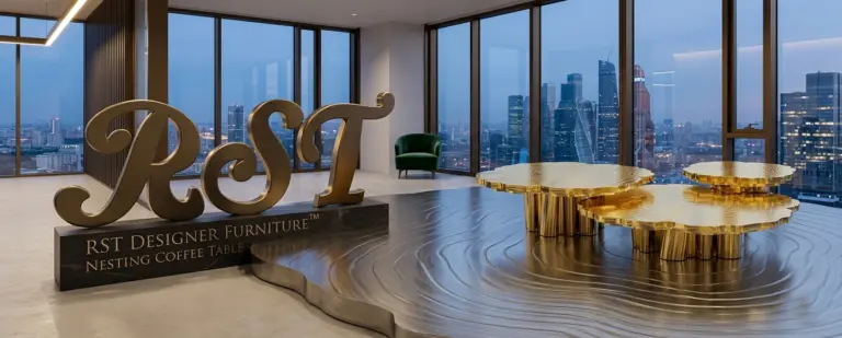 Spatial Fluidity and Material Durability: Why the Stainless Steel Nesting Coffee Table is Essential for Modern Commercial Interiors