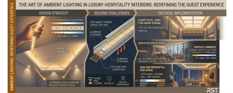 The Art of Ambient Lighting in Luxury Hospitality Interiors: Redefining the Guest Experience