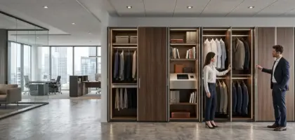Architectural Modular Commercial Storage Wardrobe